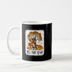 It's Fall Y'all Boxer Dog Thanksgiving Halloween Coffee Mug
