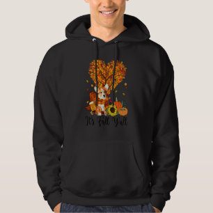 It's Fall Y'all Corgi Dog Thanksgiving Halloween Hoodie