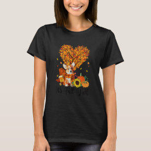 It's Fall Y'all Corgi Dog Thanksgiving Halloween T-Shirt