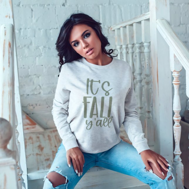 Its Fall Ya'll Cute Autumn Trending Sweatshirt (Creator Uploaded)