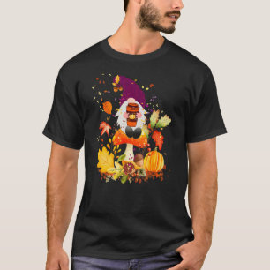 It's Fall Y'all Cute Gnomes Pumpkin Autumn Tree Fa T-Shirt