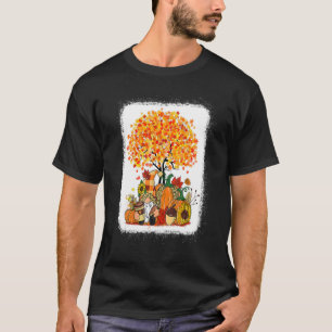 It's Fall Y'all Cute Gnomes Pumpkin Autumn Tree Fa T-Shirt