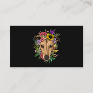 Its Fall Yall Cute Poodle Autumn Tree Fall Leaves  Business Card