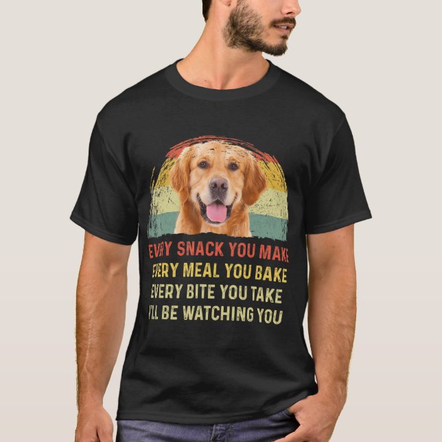 It's Fall Y'All Funny Golden Retriever Autumn Dog  T-Shirt (Front)