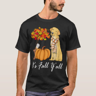 Its Fall Yall Labrador Yellow Lab T-Shirt