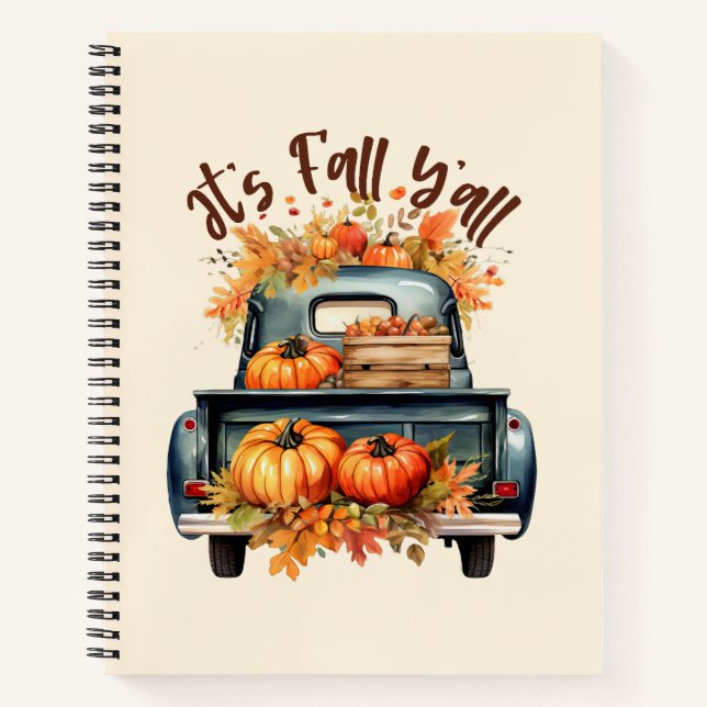 It's Fall Y'all Notebook (Front)