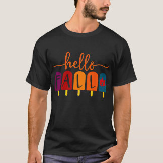 It's Fall Y'all Pumpkin Autumn Tree Hello Fall T-Shirt