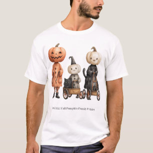 It's FALL Y'all Pumpkin Family T-Shirt