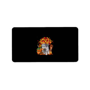 its fall yall schnauzer dog halloween thanksgiving label