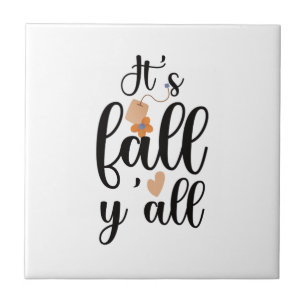 It's fall y'all, tea bag tile