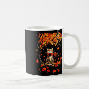 Its Fall Yall Thanksgiving Cat Leaf Fall Tree Hell Coffee Mug