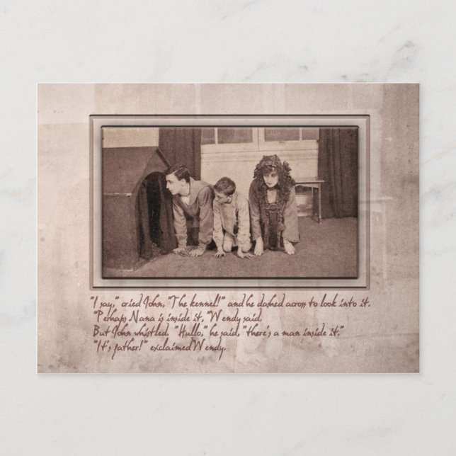 It's Father, Exclaimed Wendy Postcard (Front)