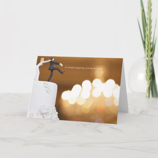 It's finally happening...and you're invited invitation (Front)