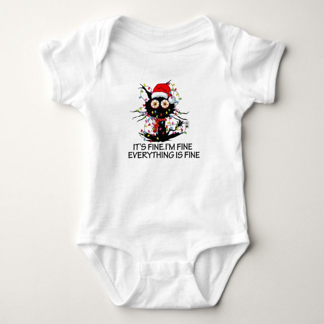 It's Fine! Baby Bodysuit (Front)