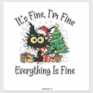 It's Fine I'm Fine Everything Is Fine Christmas Fu