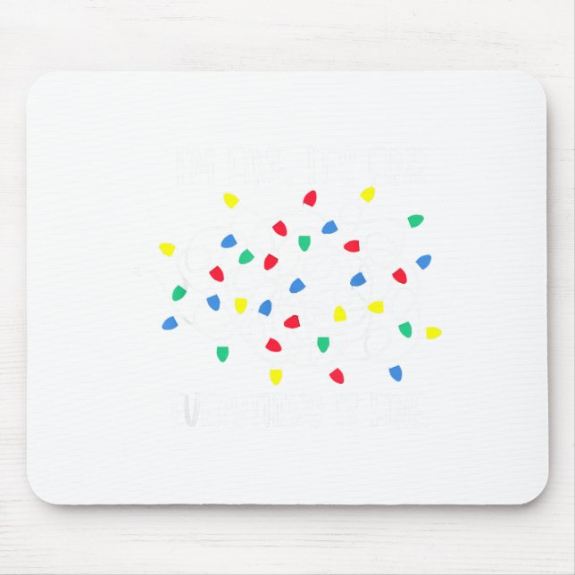 It's Fine I'm Fine Everything Is Fine Funny Christ Mouse Mat (Front)