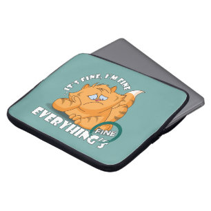 It's fine I'm fine Everything's fine 15" Laptop Sleeve