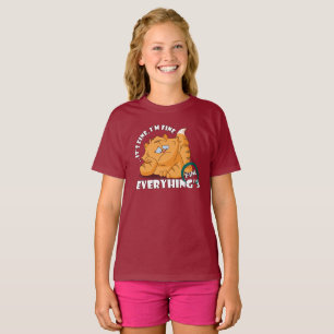 It's fine I'm fine Everything's fine Kids T-Shirt