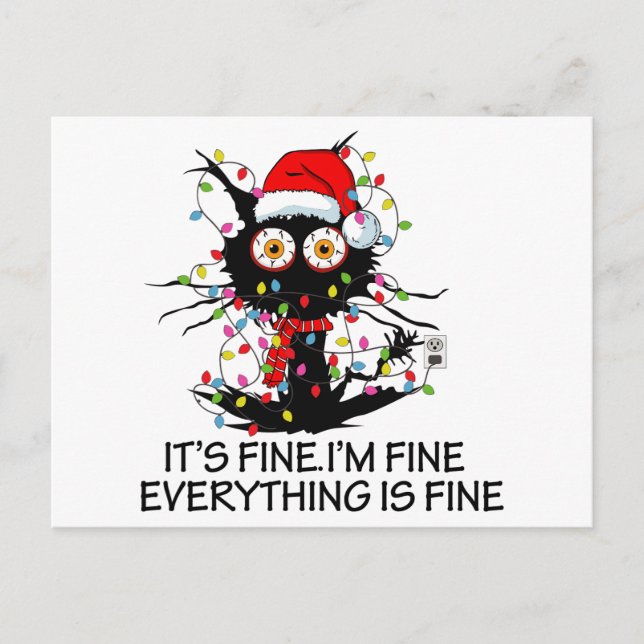 It's Fine! Postcard (Front)