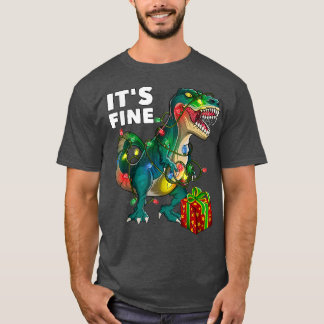 It's Fine Tree Re Christmas Lights, Funny Christma T-Shirt