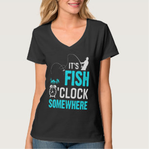 Its Fish Oclock Fishing Fish Nature Outdoors T-Shirt