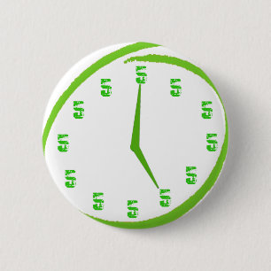 It's Five O'Clock Somewhere 6 Cm Round Badge