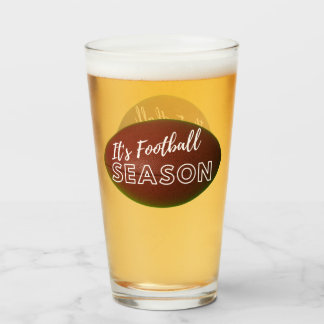It's Football Season Beer Glass Tumbler