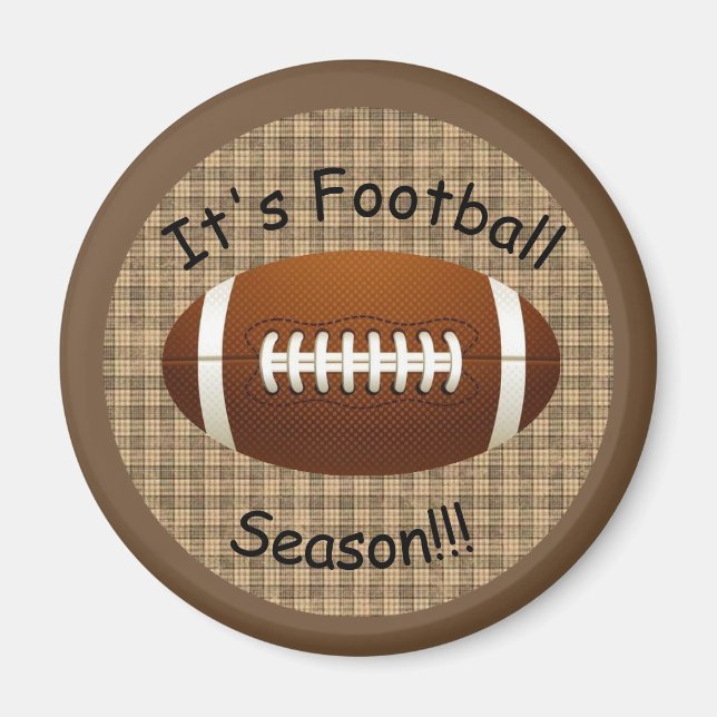 It's Football Season  Magnet (Front)
