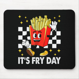 It's Fry Day - Funny French Fries Fast Food Mouse Mat
