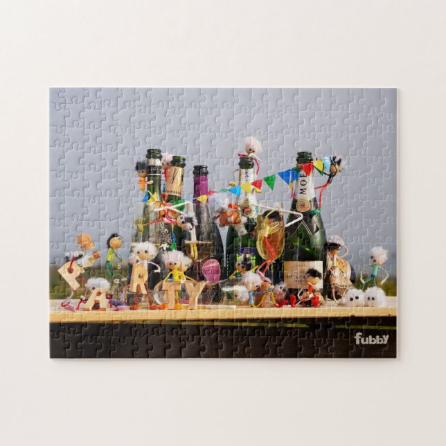 It's Fubby's party, congratulations, Cheers ! Jigsaw Puzzle (Horizontal)