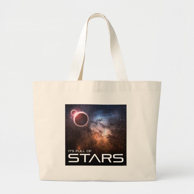 Its Full of Stars Large Tote Bag (Front)