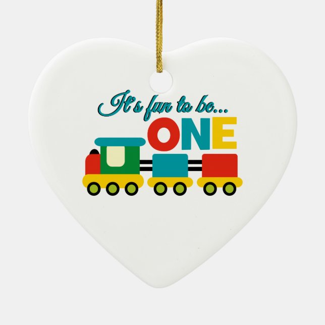 It's Fun to be One Ceramic Tree Decoration (Back)