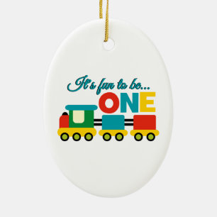 It's Fun to be One Ceramic Tree Decoration