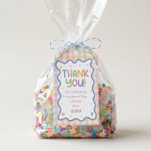 It's Fun to Be One Gingham Birthday Gift Tags