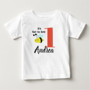 It's Fun to Bee One Personalised Shirt