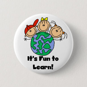 It's Fun to Learn 6 Cm Round Badge