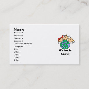 It's Fun to Learn Business Card
