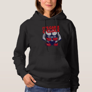 Its Gainz Oclock - Bodybuilding Weight Lifter Gym Hoodie