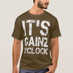 It's Gainz O'clock Its Gains Oclock Funny Workout T-Shirt