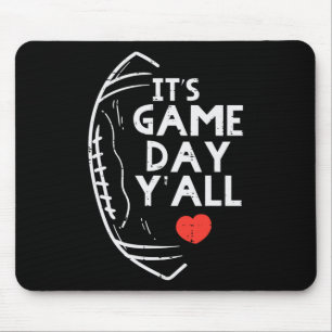 Its Game Day Yall American Football Sports Men Wom Mouse Mat