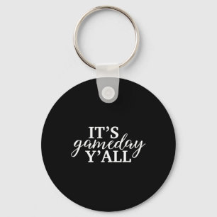 It's Game Day Y'all Footbyll Key Ring
