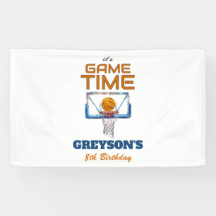 It's Game Time Any Age Birthday Banner