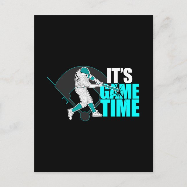 It's Game Time - Baseball  Postcard (Front)