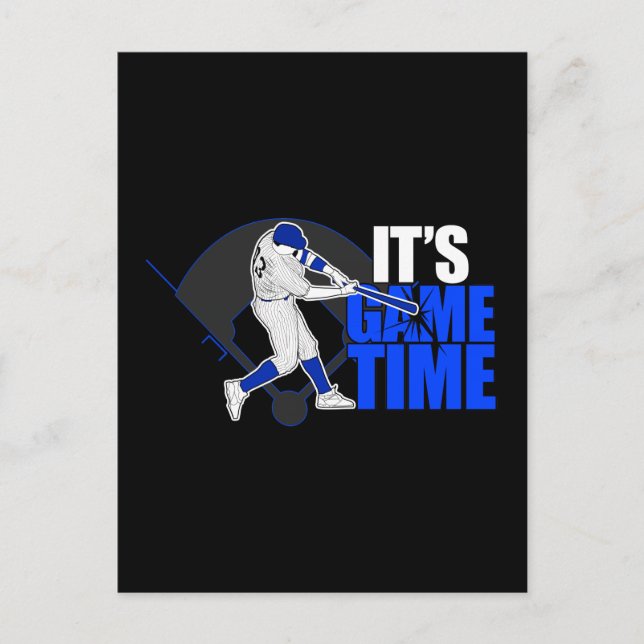 It's Game Time - Baseball  Postcard (Front)