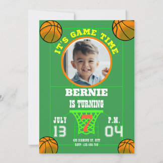IT'S GAME TIME BIRTHDAY CELEBRATION PARTY INVITATION
