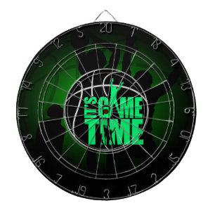 It's Game Time - Green Dartboard