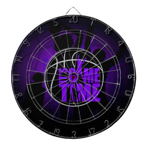 It's Game Time - Purple Dartboard