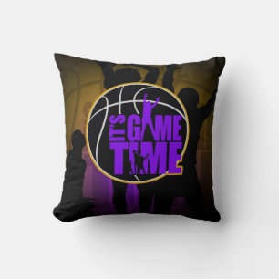 It's Game Time - Purple & Gold Cushion