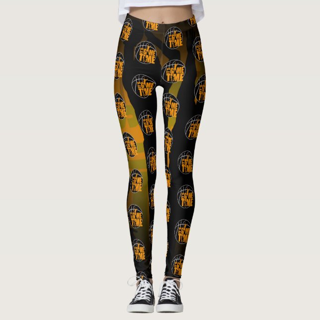 It's Game Time - Yellow Leggings (Front)