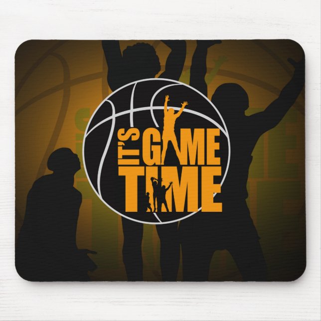 It's Game Time - Yellow Mouse Mat (Front)